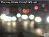 Make driving at night safer